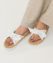 Another Edition | Another Edition×CASSELINI リボンサンダル(サンダル)