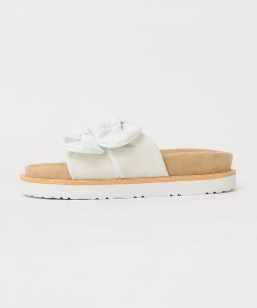 Another Edition（アナザーエディション）の「Another Edition×CASSELINI リボンサンダル ◆（サンダル・レディース・ブラック/ターコイズブルー/ホワイト・24.0cm/23.0cm/23.5cm）」の5枚目の写真