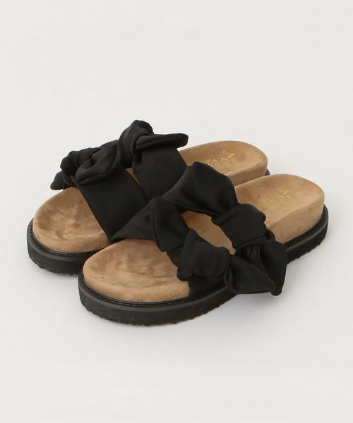 Another Edition（アナザーエディション）の「Another Edition×CASSELINI リボンサンダル ◆（サンダル・レディース・ブラック/ターコイズブルー/ホワイト・24.0cm/23.0cm/23.5cm）」の13枚目の写真