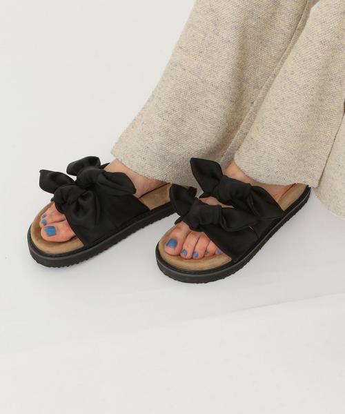 Another Edition（アナザーエディション）の「Another Edition×CASSELINI リボンサンダル ◆（サンダル・レディース・ブラック/ターコイズブルー/ホワイト・24.0cm/23.0cm/23.5cm）」の15枚目の写真