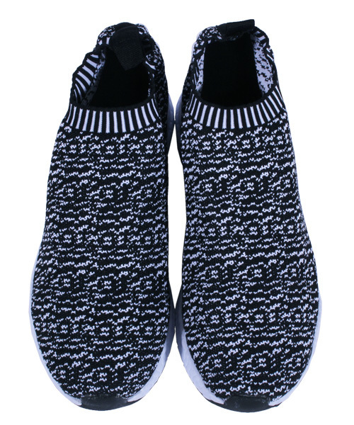 8(eight)(エイト)の「ニットMIX ミッドカットスニーカー(スニーカー・メンズ・ブラック×レッド/ブラック×ホワイト/ブラック×グレー・27.0cm/28.0cm/26.0cm/25.0cm/26.5cm/25.5cm)」の7枚目の写真