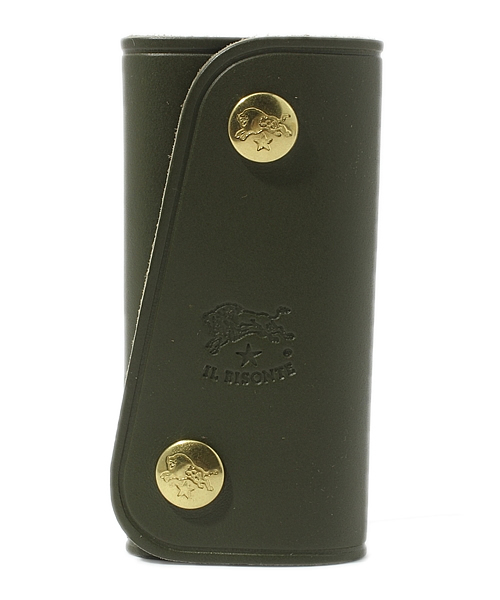 IL BISONTE（イルビゾンテ）の「IL BISONTE / ORIGINAL LEATHER /  キーケース（キーケース/キーアクセサリー・レディース・ライトブラウン/ナチュラル/オレンジ/グリーン/レンガ/ネイビー/グレー/オリーブ/カーキ/レッド/ダークブラウン/ブラック/ホワイト・FREE）」の9枚目の写真