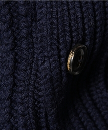 SHIPS（シップス）の「Drumohr: ケーブル ショールカラー/カーディガン