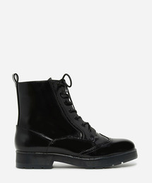 ブログディテールコンバットブーツ / BROGUE DETAIL COMBAT BOOTS