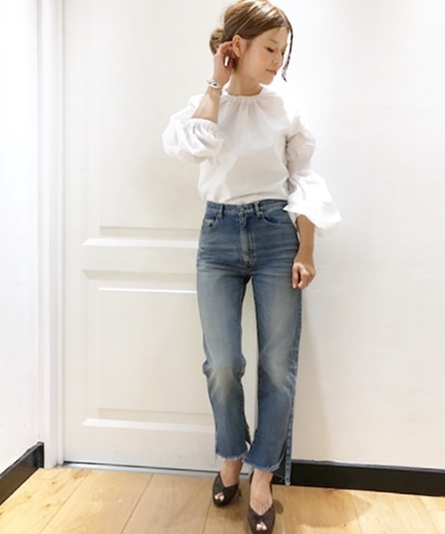 シャツ/ブラウス(長袖/七分) MARILYN MOON PUFF SIEEVE BIOUSE Marilyn Moon（マリリンムーン）の「MARILYN MOON PUFF SIEEVE BIOUSE