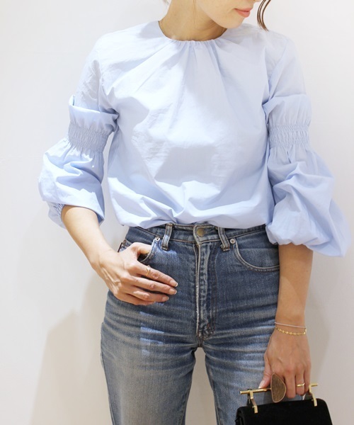 Marilyn Moon（マリリンムーン）の「MARILYN MOON PUFF SIEEVE BIOUSE