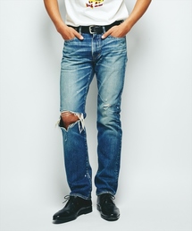 HYSTERIC GLAMOUR | CN加工デニム スリムストレートPT(デニムパンツ)