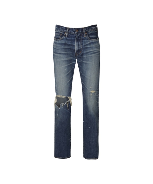 HYSTERIC GLAMOUR（ヒステリックグラマー）の「CN加工デニム スリムストレートパンツ（デニムパンツ・メンズ・インディゴブルー・28inch/32inch/30inch/31inch/34inch/29inch）」の2枚目の写真