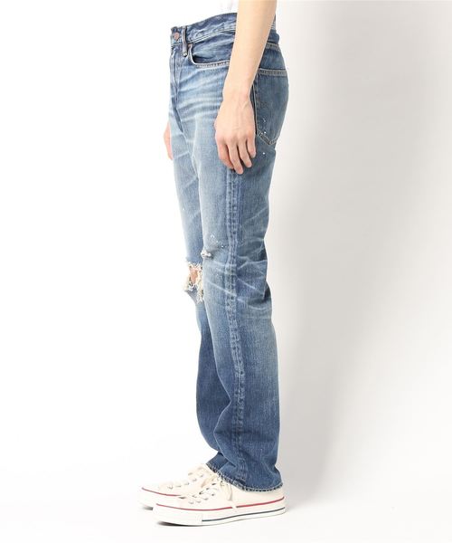 HYSTERIC GLAMOUR（ヒステリックグラマー）の「CN加工デニム スリムストレートパンツ（デニムパンツ・メンズ・インディゴブルー・28inch/32inch/30inch/31inch/34inch/29inch）」の7枚目の写真