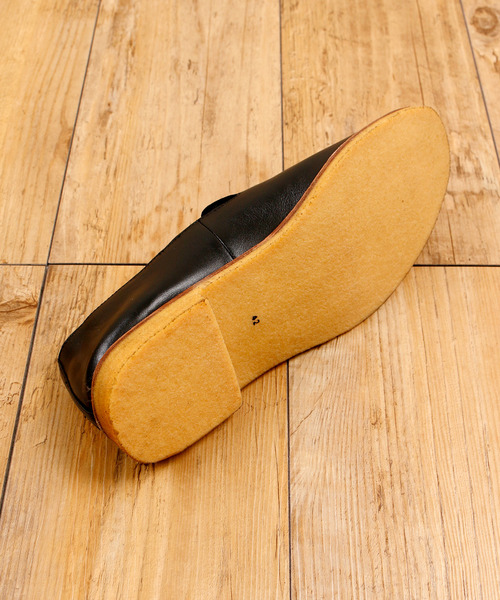 BICASH（ビカーシ）の「BICASH ビカーシ / 牛革レザースリッポンバブーシュシューズ / 094（スリッポン・メンズ・ブラック/ダークブラウン/ブラウン/ブラック×ブラック/オリーブ/ホワイト・41/42/43/40/44）」の22枚目の写真