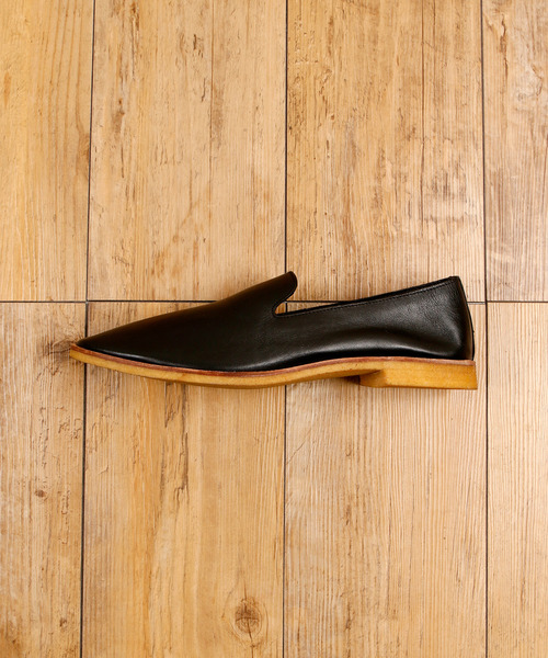 BICASH（ビカーシ）の「BICASH ビカーシ / 牛革レザースリッポンバブーシュシューズ / 094（スリッポン・メンズ・ブラック/ダークブラウン/ブラウン/ブラック×ブラック/オリーブ/ホワイト・41/42/43/40/44）」の20枚目の写真