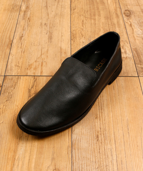 BICASH（ビカーシ）の「BICASH ビカーシ / 牛革レザースリッポンバブーシュシューズ / 094（スリッポン・メンズ・ブラック/ダークブラウン/ブラウン/ブラック×ブラック/オリーブ/ホワイト・41/42/43/40/44）」の16枚目の写真