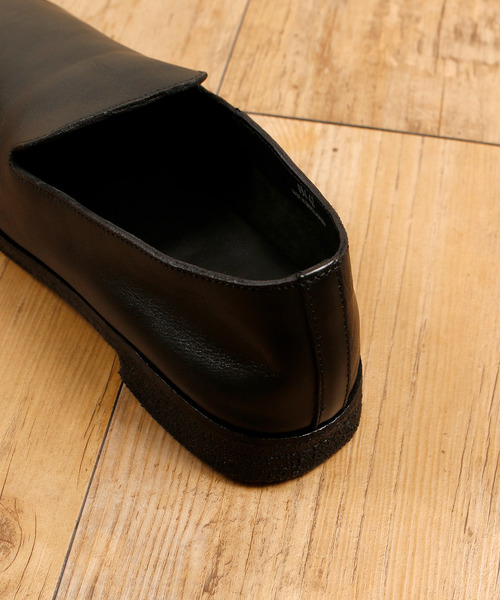 BICASH（ビカーシ）の「BICASH ビカーシ / 牛革レザースリッポンバブーシュシューズ / 094（スリッポン・メンズ・ブラック/ダークブラウン/ブラウン/ブラック×ブラック/オリーブ/ホワイト・41/42/43/40/44）」の13枚目の写真