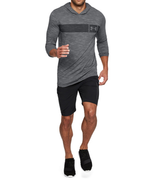 UNDER ARMOUR（アンダーアーマー）の「メンズ ライフスタイルパーカー / スポーツスタイルコアフーディー（パーカー・メンズ・グレー/ダークオリーブ/ブラック・L/XXL/M/S/XL/3XL）」の11枚目の写真