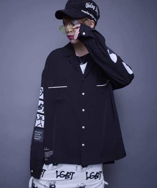 AFYF(エーエフワイエフ)の「AFYF OVERSIZE OPEN COLLAR SHIRT F/オーバーサイズオープンカラーシャツ(シャツ/ブラウス・レディース・ブラック系その他/ホワイト系その他2/ブラック/ブラック系その他2/ホワイト系その他3/ブラック系その他3/ホワイト系その他4/ホワイト系その他5/ブラック系その他5/ブラック系その他4・FREE)」の18枚目の写真