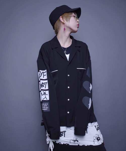 AFYF(エーエフワイエフ)の「AFYF OVERSIZE OPEN COLLAR SHIRT F/オーバーサイズオープンカラーシャツ(シャツ/ブラウス・レディース・ブラック系その他/ホワイト系その他2/ブラック/ブラック系その他2/ホワイト系その他3/ブラック系その他3/ホワイト系その他4/ホワイト系その他5/ブラック系その他5/ブラック系その他4・FREE)」の16枚目の写真