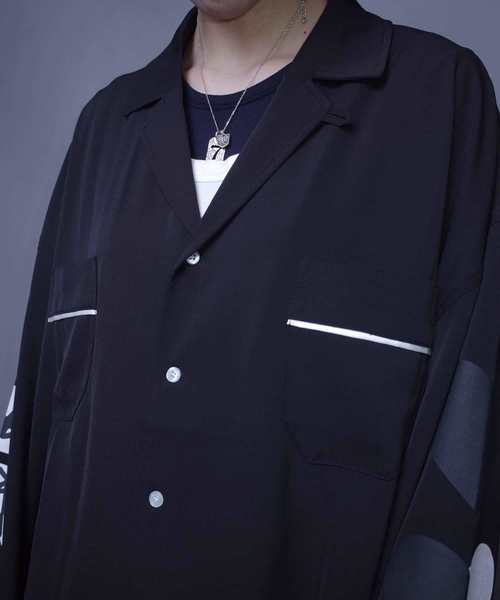 AFYF(エーエフワイエフ)の「AFYF OVERSIZE OPEN COLLAR SHIRT F/オーバーサイズオープンカラーシャツ(シャツ/ブラウス・レディース・ブラック系その他/ホワイト系その他2/ブラック/ブラック系その他2/ホワイト系その他3/ブラック系その他3/ホワイト系その他4/ホワイト系その他5/ブラック系その他5/ブラック系その他4・FREE)」の14枚目の写真