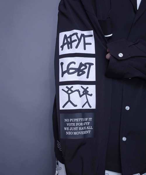 AFYF(エーエフワイエフ)の「AFYF OVERSIZE OPEN COLLAR SHIRT F/オーバーサイズオープンカラーシャツ(シャツ/ブラウス・レディース・ブラック系その他/ホワイト系その他2/ブラック/ブラック系その他2/ホワイト系その他3/ブラック系その他3/ホワイト系その他4/ホワイト系その他5/ブラック系その他5/ブラック系その他4・FREE)」の13枚目の写真