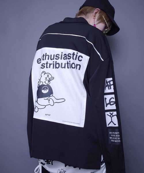 AFYF(エーエフワイエフ)の「AFYF OVERSIZE OPEN COLLAR SHIRT F/オーバーサイズオープンカラーシャツ(シャツ/ブラウス・レディース・ブラック系その他/ホワイト系その他2/ブラック/ブラック系その他2/ホワイト系その他3/ブラック系その他3/ホワイト系その他4/ホワイト系その他5/ブラック系その他5/ブラック系その他4・FREE)」の11枚目の写真