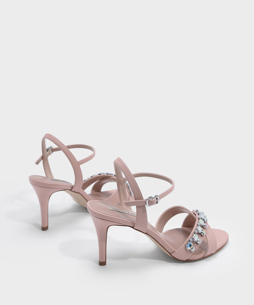 CHARLES & KEITH(チャールズ & キース)の「エンベリッシュクリスクロスサンダル / EMBELLISHED CRISS CROSS SANDALS(サンダル・レディース・ブラック/イエロー/アイボリー・24.5cm/25cm/23cm/23.5cm/22.5cm)」の12枚目の写真