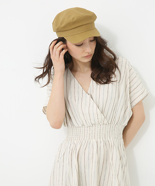 AZUL by moussy（アズールバイマウジー）の「麻レーヨンカシュクールワンピース（ワンピース・レディース・ブラック/ベージュ系その他/ライトブルー・MEDIUM/SMALL）」の22枚目の写真