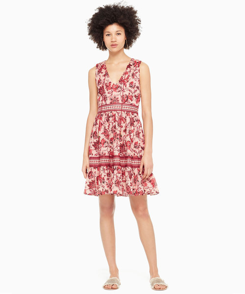 Kate Spade New York ケイトスペード ニューヨーク の ペイズリー ブロッサム ドレス ワンピース Wear