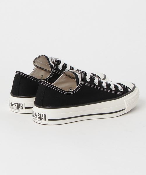 CONVERSE（コンバース）の「【CONVERSE/コンバース】CANVAS ALLSTAR J OX:オールスターローカット（スニーカー・レディース・ホワイト/ブラック・23cm/23.5cm/24cm/24.5cm/25cm）」の3枚目の写真