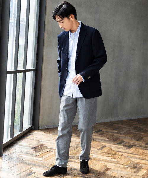 green label relaxing（グリーンレーベルリラクシング）の「SC ストレッチホップサック ブレザー3B ジャケット（テーラードジャケット・メンズ・ブラック/ネイビー・M/S/L/XL）」の19枚目の写真