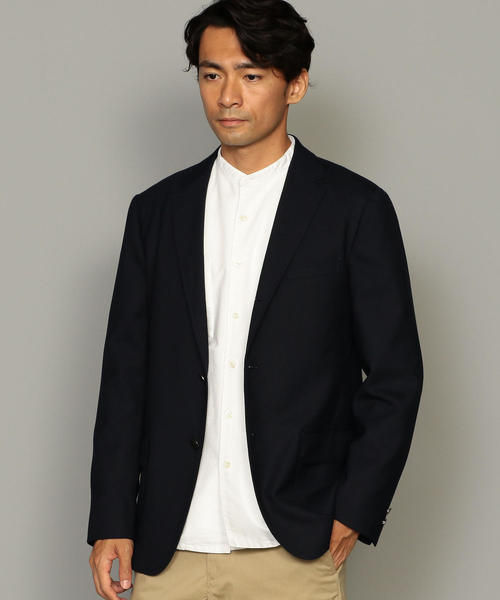 green label relaxing（グリーンレーベルリラクシング）の「SC ストレッチホップサック ブレザー3B ジャケット（テーラードジャケット・メンズ・ブラック/ネイビー・M/S/L/XL）」の4枚目の写真