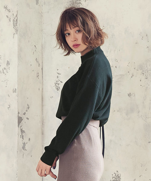 KOBE LETTUCE（コウベレタス）の「選べるドロップショルダーカシミアタッチニットトップス（ニット/セーター・レディース・ホワイト系その他/ブラック系その他/グレー系その他/ベージュ系その他/グリーン系その他/ブルー系その他/イエロー系その他/レッド系その他/ホワイト系その他2/ホワイト系その他3/ホワイト系その他4/ホワイト系その他5/ホワイト系その他6/ブラック系その他2/ブラック系その他3/ブラック系その他4/ブラック系その他5/ブラック系その他6/グレー系その他2/グレー系その他3/グレー系その他4/グレー系その他5/グレー系その他6/ベージュ系その他2/ベージュ系その他3/ベージュ系その他4/ベージュ系その他5/ベージュ系その他6/グリーン系その他2/グリーン系その他3/グリーン系その他4/グリーン系その他5/グリーン系その他6/ブルー系その他2/ブルー系その他3/ブルー系その他4/ブルー系その他5/ブルー系その他6/イエロー系その他2/イエロー系その他3/イエロー系その他4/イエロー系その他5/イエロー系その他6/レッド系その他2/レッド系その他3/レッド系その他4/レッド系その他5/レッド系その他6/ベージュ系その他7/グリーン系その他7/ブルー系その他7/レッド系その他7/イエロー系その他7/ホワイト系その他7/ブラック系その他7/グレー系その他7/ワイン/グレイッシュベージュ/チャコール/ダークネイビー/その他1/その他/ブラック/ダークグリーン・FREE）」の11枚目の写真