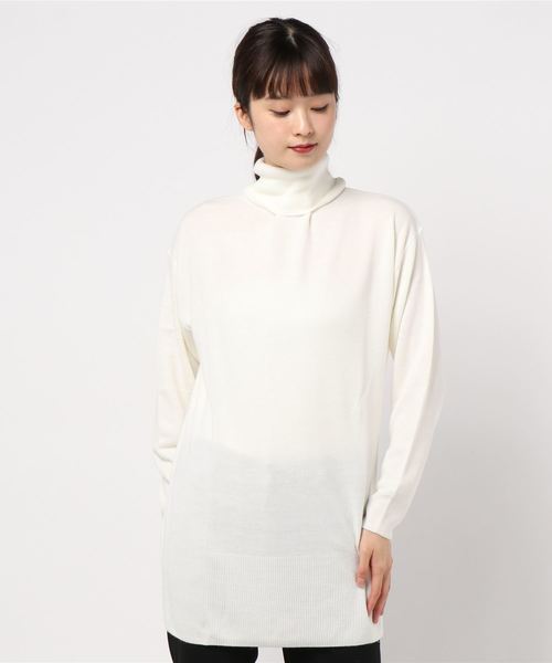 KOBE LETTUCE（コウベレタス）の「選べるドロップショルダーカシミアタッチニットトップス（ニット/セーター・レディース・ホワイト系その他/ブラック系その他/グレー系その他/ベージュ系その他/グリーン系その他/ブルー系その他/イエロー系その他/レッド系その他/ホワイト系その他2/ホワイト系その他3/ホワイト系その他4/ホワイト系その他5/ホワイト系その他6/ブラック系その他2/ブラック系その他3/ブラック系その他4/ブラック系その他5/ブラック系その他6/グレー系その他2/グレー系その他3/グレー系その他4/グレー系その他5/グレー系その他6/ベージュ系その他2/ベージュ系その他3/ベージュ系その他4/ベージュ系その他5/ベージュ系その他6/グリーン系その他2/グリーン系その他3/グリーン系その他4/グリーン系その他5/グリーン系その他6/ブルー系その他2/ブルー系その他3/ブルー系その他4/ブルー系その他5/ブルー系その他6/イエロー系その他2/イエロー系その他3/イエロー系その他4/イエロー系その他5/イエロー系その他6/レッド系その他2/レッド系その他3/レッド系その他4/レッド系その他5/レッド系その他6/ベージュ系その他7/グリーン系その他7/ブルー系その他7/レッド系その他7/イエロー系その他7/ホワイト系その他7/ブラック系その他7/グレー系その他7/ワイン/グレイッシュベージュ/チャコール/ダークネイビー/その他1/その他/ブラック/ダークグリーン・FREE）」の8枚目の写真