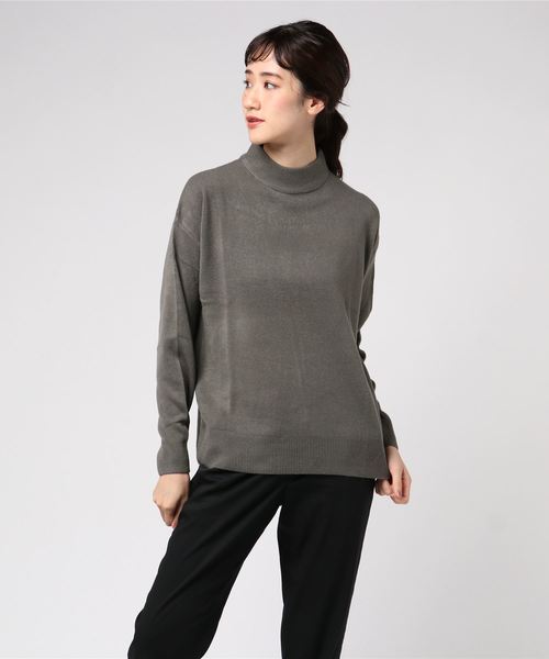 KOBE LETTUCE（コウベレタス）の「選べるドロップショルダーカシミアタッチニットトップス（ニット/セーター・レディース・ホワイト系その他/ブラック系その他/グレー系その他/ベージュ系その他/グリーン系その他/ブルー系その他/イエロー系その他/レッド系その他/ホワイト系その他2/ホワイト系その他3/ホワイト系その他4/ホワイト系その他5/ホワイト系その他6/ブラック系その他2/ブラック系その他3/ブラック系その他4/ブラック系その他5/ブラック系その他6/グレー系その他2/グレー系その他3/グレー系その他4/グレー系その他5/グレー系その他6/ベージュ系その他2/ベージュ系その他3/ベージュ系その他4/ベージュ系その他5/ベージュ系その他6/グリーン系その他2/グリーン系その他3/グリーン系その他4/グリーン系その他5/グリーン系その他6/ブルー系その他2/ブルー系その他3/ブルー系その他4/ブルー系その他5/ブルー系その他6/イエロー系その他2/イエロー系その他3/イエロー系その他4/イエロー系その他5/イエロー系その他6/レッド系その他2/レッド系その他3/レッド系その他4/レッド系その他5/レッド系その他6/ベージュ系その他7/グリーン系その他7/ブルー系その他7/レッド系その他7/イエロー系その他7/ホワイト系その他7/ブラック系その他7/グレー系その他7/ワイン/グレイッシュベージュ/チャコール/ダークネイビー/その他1/その他/ブラック/ダークグリーン・FREE）」の19枚目の写真