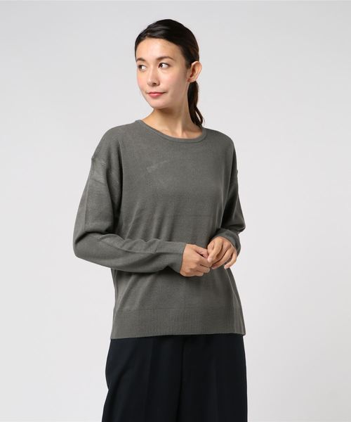 KOBE LETTUCE（コウベレタス）の「選べるドロップショルダーカシミアタッチニットトップス（ニット/セーター・レディース・ホワイト系その他/ブラック系その他/グレー系その他/ベージュ系その他/グリーン系その他/ブルー系その他/イエロー系その他/レッド系その他/ホワイト系その他2/ホワイト系その他3/ホワイト系その他4/ホワイト系その他5/ホワイト系その他6/ブラック系その他2/ブラック系その他3/ブラック系その他4/ブラック系その他5/ブラック系その他6/グレー系その他2/グレー系その他3/グレー系その他4/グレー系その他5/グレー系その他6/ベージュ系その他2/ベージュ系その他3/ベージュ系その他4/ベージュ系その他5/ベージュ系その他6/グリーン系その他2/グリーン系その他3/グリーン系その他4/グリーン系その他5/グリーン系その他6/ブルー系その他2/ブルー系その他3/ブルー系その他4/ブルー系その他5/ブルー系その他6/イエロー系その他2/イエロー系その他3/イエロー系その他4/イエロー系その他5/イエロー系その他6/レッド系その他2/レッド系その他3/レッド系その他4/レッド系その他5/レッド系その他6/ベージュ系その他7/グリーン系その他7/ブルー系その他7/レッド系その他7/イエロー系その他7/ホワイト系その他7/ブラック系その他7/グレー系その他7/ワイン/グレイッシュベージュ/チャコール/ダークネイビー/その他1/その他/ブラック/ダークグリーン・FREE）」の21枚目の写真