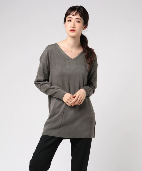 KOBE LETTUCE（コウベレタス）の「選べるドロップショルダーカシミアタッチニットトップス（ニット/セーター・レディース・ホワイト系その他/ブラック系その他/グレー系その他/ベージュ系その他/グリーン系その他/ブルー系その他/イエロー系その他/レッド系その他/ホワイト系その他2/ホワイト系その他3/ホワイト系その他4/ホワイト系その他5/ホワイト系その他6/ブラック系その他2/ブラック系その他3/ブラック系その他4/ブラック系その他5/ブラック系その他6/グレー系その他2/グレー系その他3/グレー系その他4/グレー系その他5/グレー系その他6/ベージュ系その他2/ベージュ系その他3/ベージュ系その他4/ベージュ系その他5/ベージュ系その他6/グリーン系その他2/グリーン系その他3/グリーン系その他4/グリーン系その他5/グリーン系その他6/ブルー系その他2/ブルー系その他3/ブルー系その他4/ブルー系その他5/ブルー系その他6/イエロー系その他2/イエロー系その他3/イエロー系その他4/イエロー系その他5/イエロー系その他6/レッド系その他2/レッド系その他3/レッド系その他4/レッド系その他5/レッド系その他6/ベージュ系その他7/グリーン系その他7/ブルー系その他7/レッド系その他7/イエロー系その他7/ホワイト系その他7/ブラック系その他7/グレー系その他7/ワイン/グレイッシュベージュ/チャコール/ダークネイビー/その他1/その他/ブラック/ダークグリーン・FREE）」の22枚目の写真