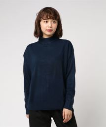 選べるドロップショルダーカシミアタッチニットトップス