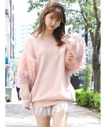 dazzlin | ボリュームスリーブニットチュニック(ニット/セーター)