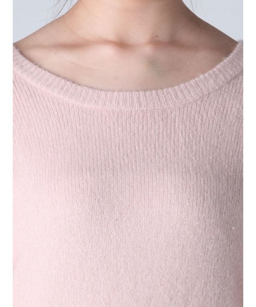 dazzlin（ダズリン）の「ボリュームスリーブニットチュニック（ニット/セーター・レディース・グレー/オフホワイト/ピンク・FREE）」の12枚目の写真