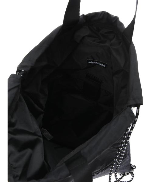 SEVENDAYS=SUNDAY（セブンデイズサンデイ）の「WIDTHINGS フリースナップサック（バックパック/リュック・レディース・ブラック/ベージュ/グレー・FREE）」の13枚目の写真