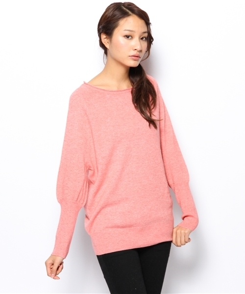 green label relaxing(グリーンレーベルリラクシング)の「GC W/RY/NY RIBコンビ POニット ◆(ニット/セーター・レディース・ライトグレー/ベージュ/ロイヤルブルー/レッド/グレー/ナチュラル/コバルトブルー/ライトピンク/ダークグレー/オフホワイト/ライトブルー/シャーベット/ピンク/イエロー/ライム・38/40)」の15枚目の写真