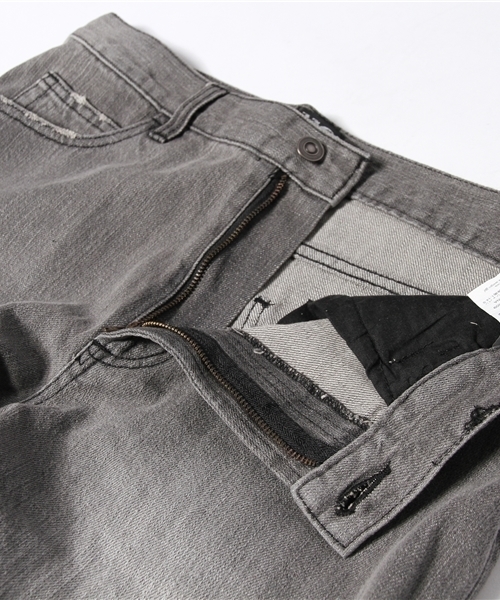 WEGO(ウィゴー)の「WEGO/クラッシュデニムパンツ(デニムパンツ・メンズ・ブラック/グレー・MEDIUM/LARGE)」の9枚目の写真