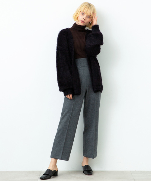 city（シティ）の「【CITY】SMOOTH WOOL STRAIGHT PT（その他パンツ・レディース・ブラック/ベージュ/グレー・1/0）」の10枚目の写真