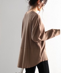 classicalelf | ラウンドヘム長袖サーマルロングTシャツ(Tシャツ/カットソー)