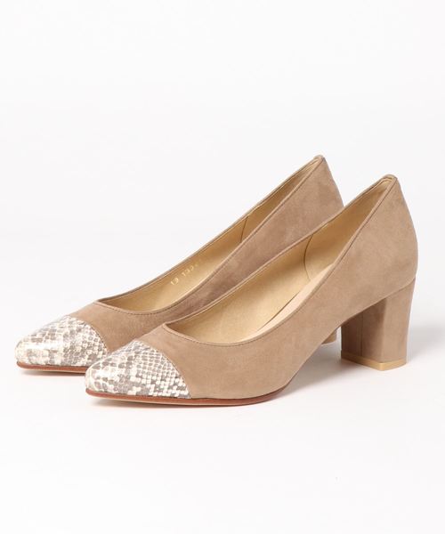 LE TALON(ルタロン)の「6cmトゥキャップハイショクパンプス◆(パンプス・レディース・ライトグレー/ブラック/ベージュ/ネイビー/サックスブルー・22.5cm/23cm/23.5cm/24cm/24.5cm/22cm/25cm)」の8枚目の写真