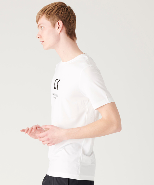 CALVIN KLEIN PERFORMANCE(カルバンクラインパフォーマンス)の「エッセンシャル トレーニング Tシャツ(Tシャツ/カットソー・メンズ・ブラック/ブルー/ホワイト/ブラック系その他/ライム・L/M/S/XL)」の10枚目の写真