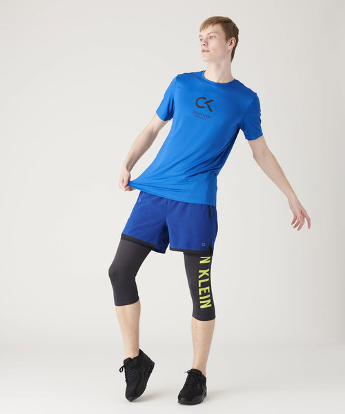 CALVIN KLEIN PERFORMANCE(カルバンクラインパフォーマンス)の「エッセンシャル トレーニング Tシャツ(Tシャツ/カットソー・メンズ・ブラック/ブルー/ホワイト/ブラック系その他/ライム・L/M/S/XL)」の6枚目の写真