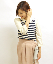 mystic | 重ね着風シャツ(シャツ/ブラウス)