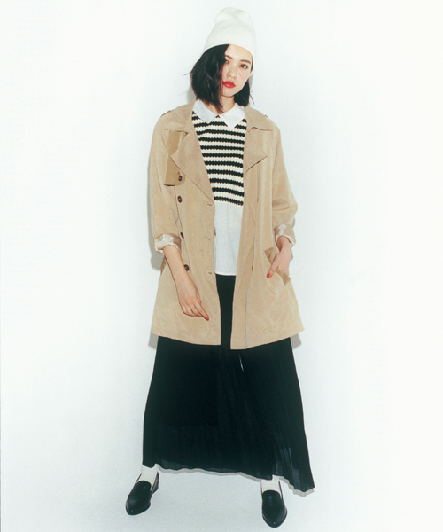 mystic（ミスティック）の「重ね着風シャツ（シャツ/ブラウス・レディース・ブラック/ブルー/ネイビー・ﾌﾘ-）」の15枚目の写真