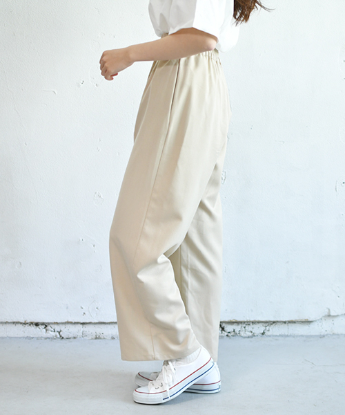 PairPair（ペアペア）の「リングジップとろみワイドパンツ/セットアップ可（その他パンツ・レディース・ライトベージュ・FREE）」の6枚目の写真