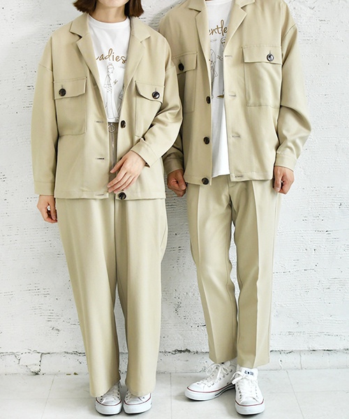 PairPair（ペアペア）の「リングジップとろみワイドパンツ/セットアップ可（その他パンツ・レディース・ライトベージュ・FREE）」の15枚目の写真