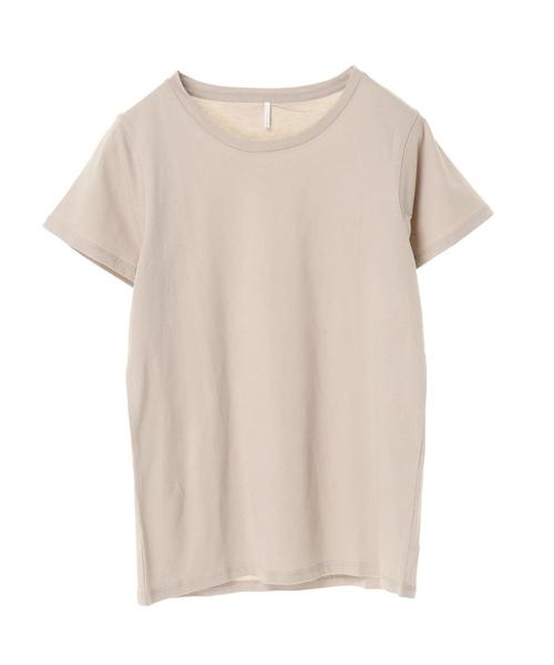 AMERICAN HOLIC（アメリカンホリック）の「UネックベーシックTEE＊（Tシャツ/カットソー・レディース・チャコールグレー/サックスブルー/イエロー/カーキ/ベージュ系その他/オフホワイト/グレー系その他/ピンク・M/S/L）」の13枚目の写真